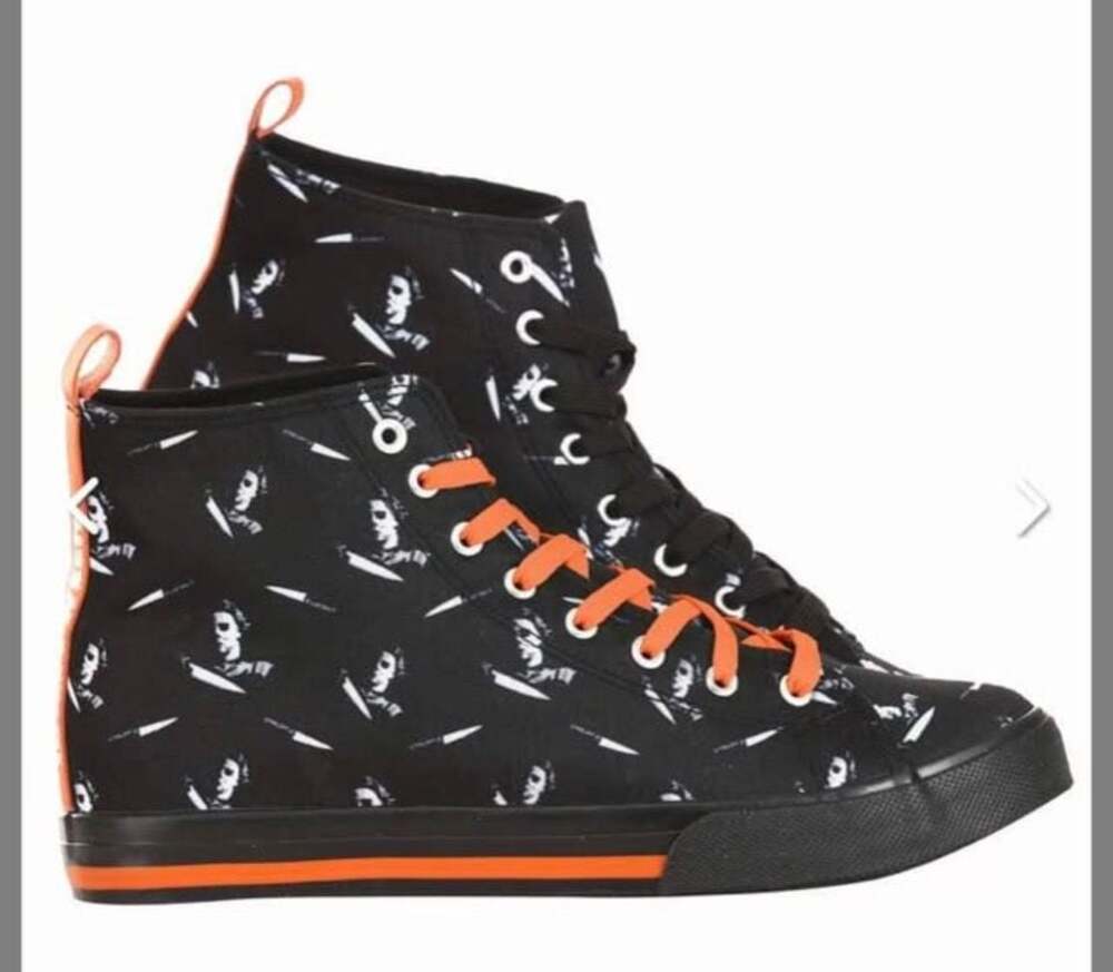 Ground Up Halloween Michael Myers High Top Sneakers